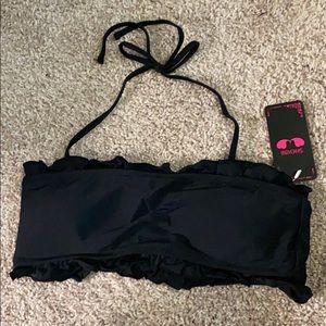 Black tube top bathing suit. NWT